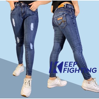 Woman skinny Jeans Tattered Design Stretchabe Denim Babae maong Leggings for girl Fashionn style