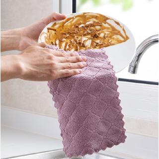 Super Absorbent Cleaning Cloth Microfiber Kitchen Towel Dishcloths Rags For Dish Washing