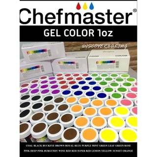 ChefMaster Gel Color 1 oz