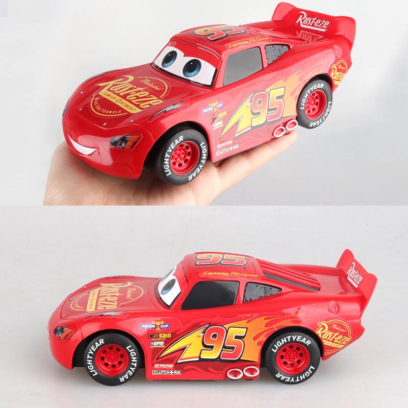 Die-cast Toy Car McQueen Inertia Car 1:24 Children's Puzzle Music Lighting Toy Model Car