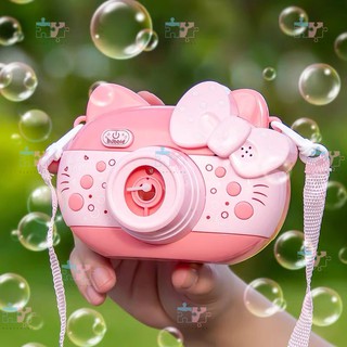 Hello Kitty Bubble Camera with Lights and Sounds Bubble Blower Maker Machine Toy Toys