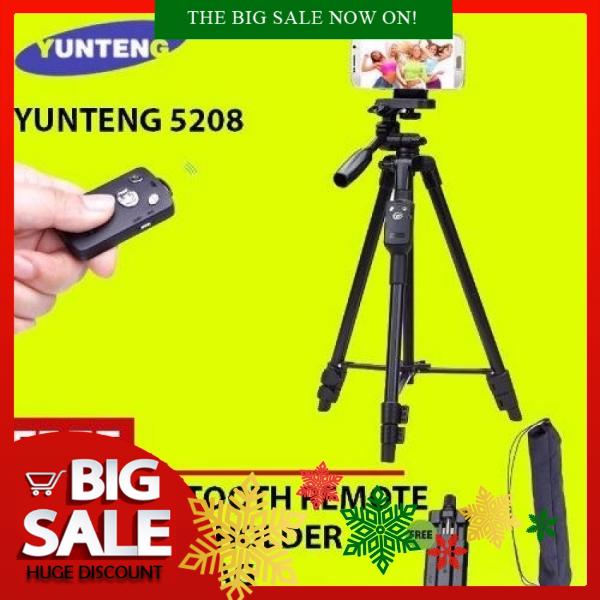 Yunteng VCT-5208 Bluetooth Tripod