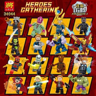 Lele Brick Marvel: Infinity Wars 2 Heroes Gathering 16-in-1