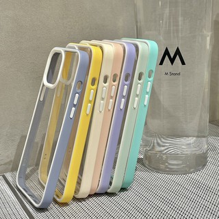 【Full coverage】 COD Morandi candy color phone case for iPhone 7 8Plus 11 11Pro 11Promax 12 12pro 12promax 13 13pro 13promax X XR XS MAX Simple Fashionable mobile phone shockproof hard case