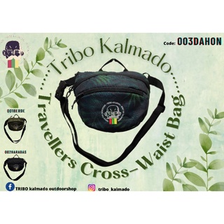 Tribo Kalmado Embroidered Cross-Waist Bag(2way bag)Dahon Print