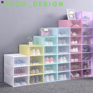 Candy Color Shoe Box Foldable Drawer Case Storage Organizer