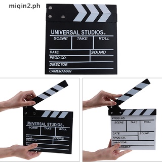 [miqin2.ph] Director video acrylic clapboard dry erase tv film movie clapper board slate [PH]