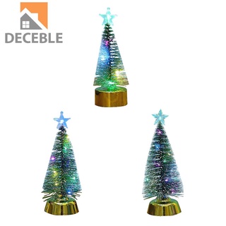 Small Christmas Decor Tree LED Light Festive Home Party Atmosphere Ornament