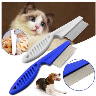 PawShop Pet Dog Cat Teeth Brush Grooming Fur Hair Comb Tool Portable Cleaning Plastic