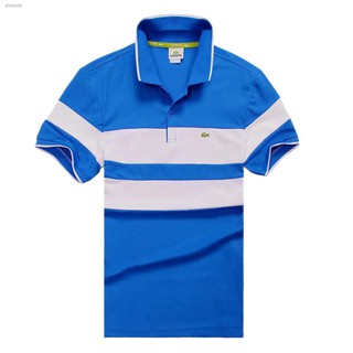 ○✉Lacoste MEN'S REGULAR FIT LACOSTE POLO SHIRT Ultra Dry Piping Tennis Polo Shirt