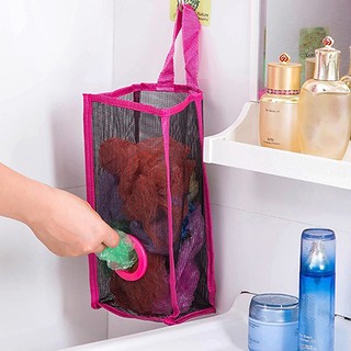 Fashion Breathable Mesh Hanging Kitchen Garbage Storage Packing Pouch Bag (3)