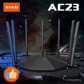【COD】【Free Ethernnet Cable】【English Firmware】Tenda AC23 Smart WiFi Router Dual Band Gigabit Wireless