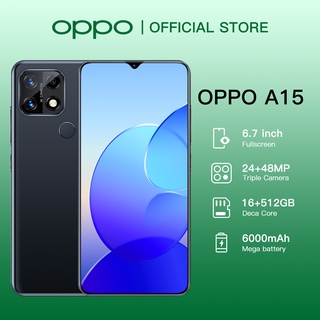 Cellphone OPPO A15 16+512GB Phone 6.7inch Screen Smartphone Smart Phone Mobiles Android
