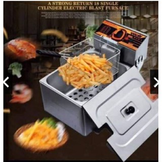 【Local Store】COD STAINLESS Electric Deep Fryer