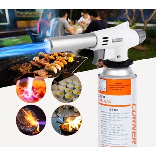 ✦Mr D Gas blow flame gun butane auto ignition jet burner welding cooking torch✤
