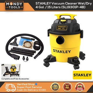 STANLEY Vacuum Cleaner Wet/Dry 4 Gal. / 15 Liters (SL19301P-4B) (Original)