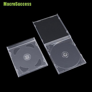 [CRS] 1pcs Ultrathin Standard DVD Case Transparent CD Package Portable CD Storage Box FGC