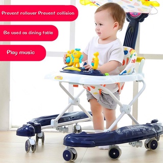 Baby Walker 6/7-18 Months Baby Anti-rollover Children Learning Driving Folding Slides Baby Toys Scoo (1)