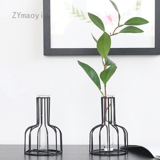 Stay with you Yuantenggm1 golden hydroponic vase ornaments, living room table and desktop decoration,dried flowers,green dill hydroponics
