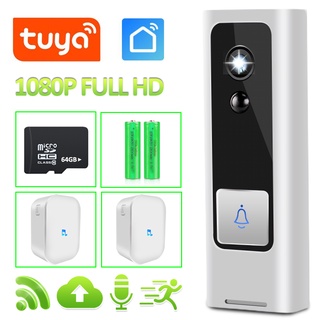 Tuya Wireless WIFI Camera 1080P HD Video Intercom Doorbell Smart Life Home Security Intercom Door Be