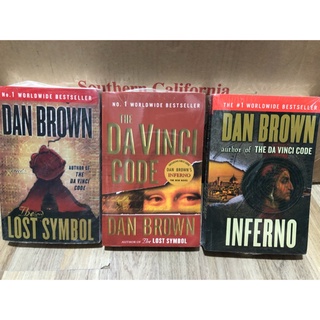 In stock Brand New * DAN BROWN (3 Books) Collection Set The Da Vinci Code , Lost Symbol, Inferno
