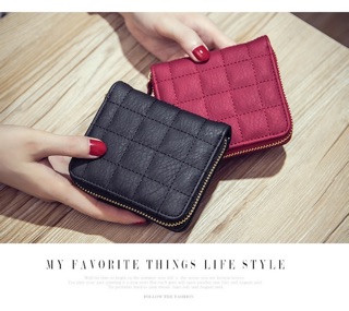 Korean Cute Fashion Women PU Leather Mini Wallet Card Key Holder (3)