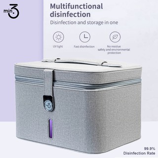 Min3 Portable Germicidial UV Sterilizer Bag Storage Box UVC LED Disinfection sterilizing UVlife Care (1)