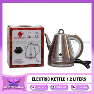 Electric Kettle 1.2 Liters Micromatic #MCK-1200 (1)