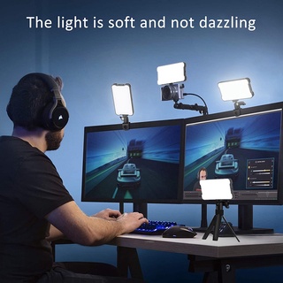 [In Stock]LED Video Light 2500K-9000K Photography Fill-in Light Desktop flat Panel Soft Light Video Conference Fill Light