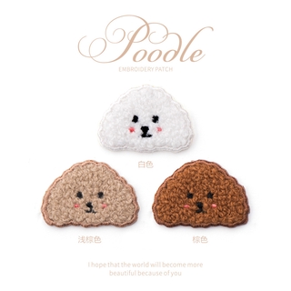 W & G Cute Poodle Embroidery Cloth Hand Account Ipad Clothes (1)