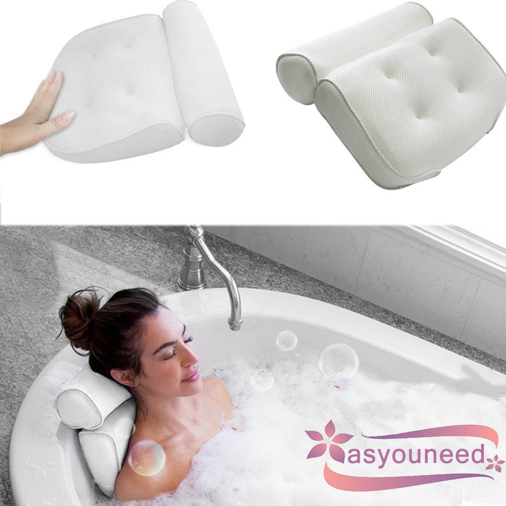 AydღUS Luxury Home Bath Pillow Deep Cushion Non Slip Luxury Bathtub Neck