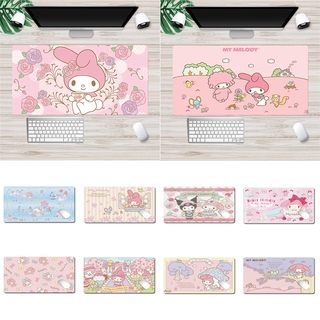 H&L Large Mouse pad 30*60cm My Melody Pattern Game Office Home Multimedia Computer Keyboard Non-slip Mouse Pad