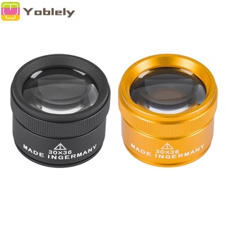 [Yoblely]Handheld 30X Magnifying Glass Watch Repair Jewelry Appraisal Monocle Magnifier