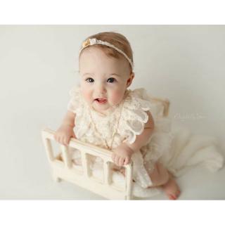 Flyman Newborn Baby Girl Sleeveless Lace Romper Lovely Tutu Dress One-Pieces Outfits Princess Dress 1Pcs