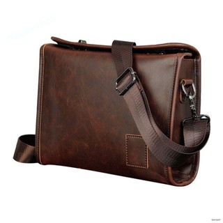 ♗✕⊕Men Leather Messenger Briefcase Laptop Shoulder Crossbody Bag Business Handbag COD+Ready Stock!