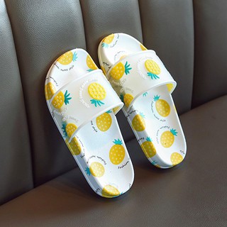 《BiuBiu》Korean Fashion Super Cute Fruits Printed Strap Flexible Anti-slip Slippers for Women (2)