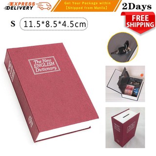 ▦™♈Metal Steel Cash Secure Hidden English Dictionary Booksafe Homesafe Money Box Coin Storage Books