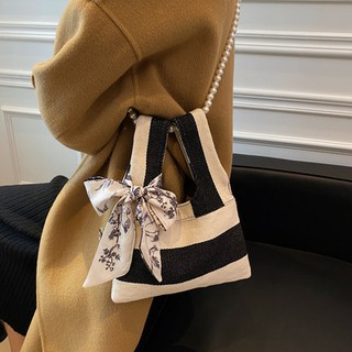 ✙ღNorth bag canvas niche design bag women autumn 2021 New Tide fashion handbag Pearl crossbody bag
