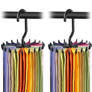 1pcs Tie Holder Hook Clothes Hanger Plastic Tie Rack Scarf Hanger