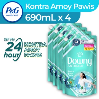 Downy Kontra Amoy Pawis Laundry Fabric Conditioner Refill (690mL) Set of 4