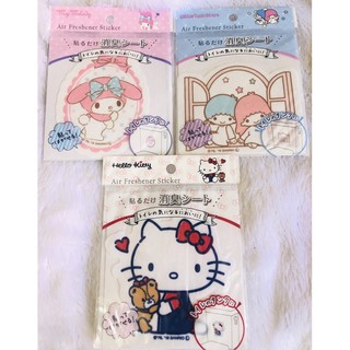 Hello Kitty My Melody LTS Air freshener sticker made in Japan