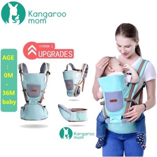 Kangaroo Mom Baby Carrier Infant Backpack Waist Stool Baby Hip Seat TmW9