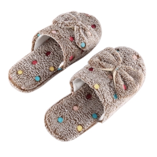 ✿Prefered✿ Cute Lovely Home Slippers Cotton Slippers Anti-slip Sole Indoor Slippers For Women (8)