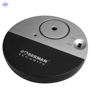 DOBERMAN SECURITY 100DB Wireless Electronic Vibration Detector Cabinet Door Window Vibration Sensor Alert Security Alarm Detector