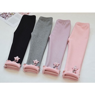 Baby Girls Warm Leggings Winter Children Pants Long Trousers Thick Autumn Winter Kids Clothes Girl (5)