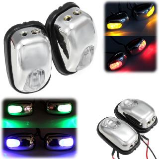 5 Colors LED LightsWindshield Jet Spray Nozzle Wiper Washer Eyes Lamp Universal zsjladyshop (4)