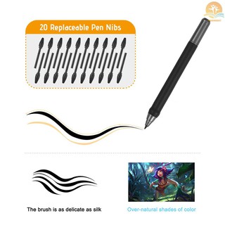 M^M COD BOSTO 16HDT Portable 15.6 Inch H-IPS LCD Graphics Drawing Tablet Display Support Capacitive Touchscreen 8192 Pressure Level Active Technology USB-Powered Low Consumption Drawing Tablet with Interactive Stylus Pen (4)