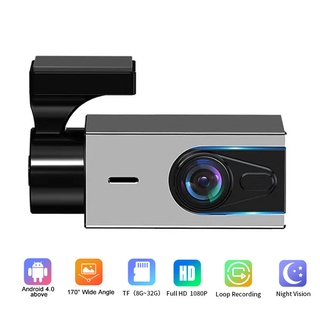 WIFI Dash Cam 1080P HD Car DVR Dashcam Smart Connect Car Dash Camera Video Recorder Night Vision 24H