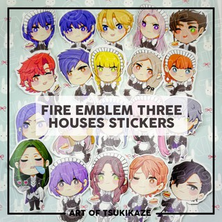 Fire Emblem Three Houses Cafe Themed Stickers