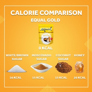 EQUAL Gold Sugarly 400 G Pouch Pack Buy 2 Get 1 FREE, Zero Calorie Sweetener (3)